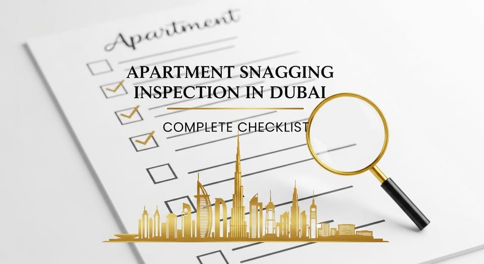 Apartment Snagging Inspection in Dubai - Complete Checklist
